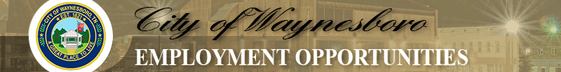 Employment with City of Waynesboro, TN